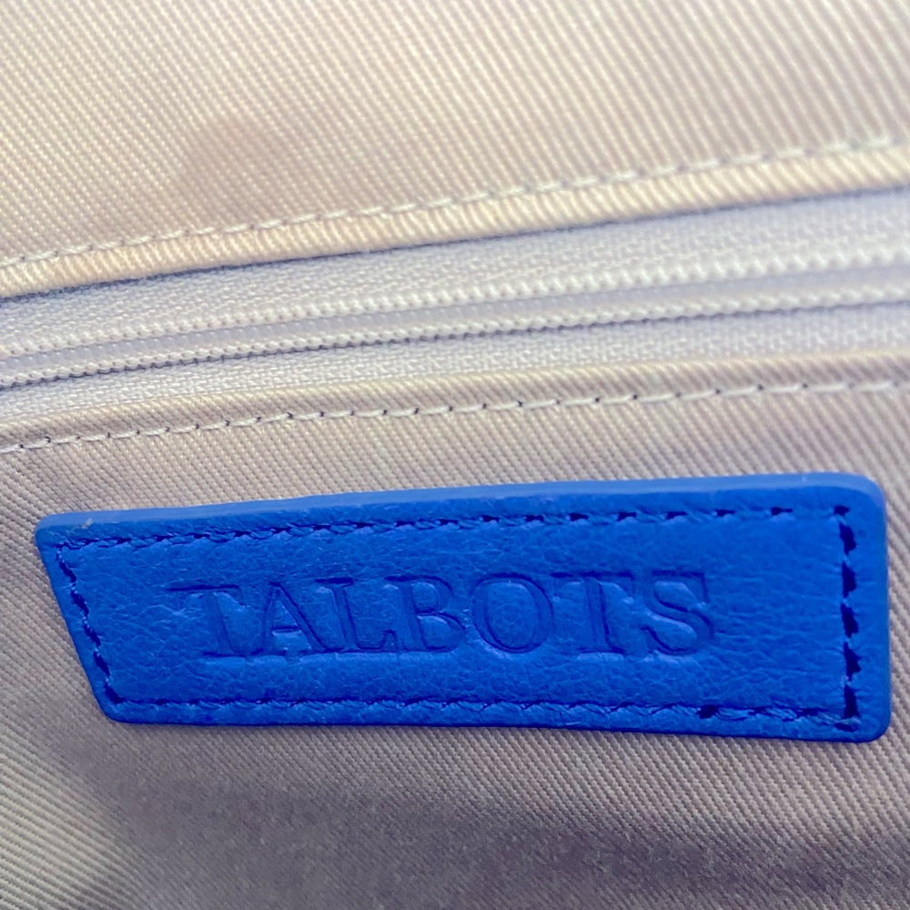 Talbots Leather Tote with California Landmarks - Picture 2 of 4